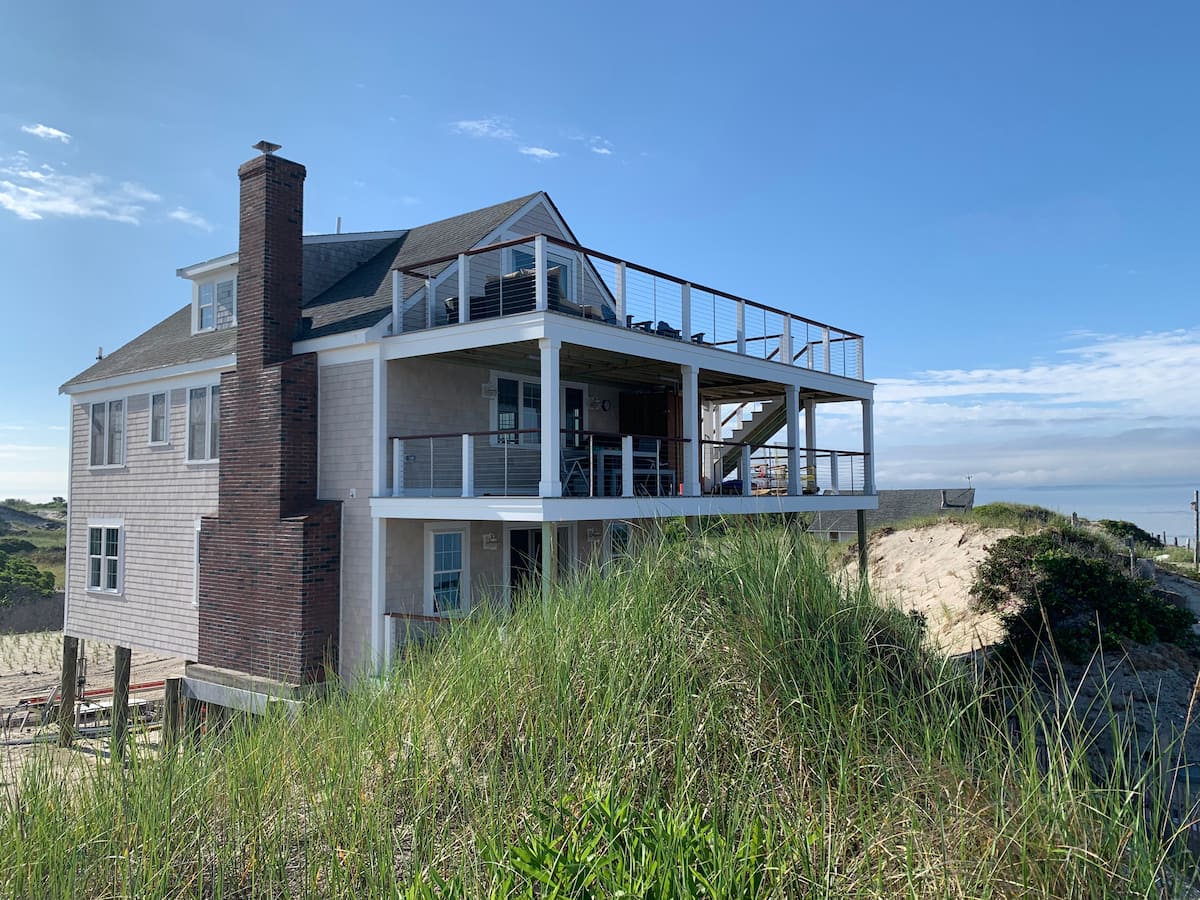 Bayberry Dunes beach house among the dunes